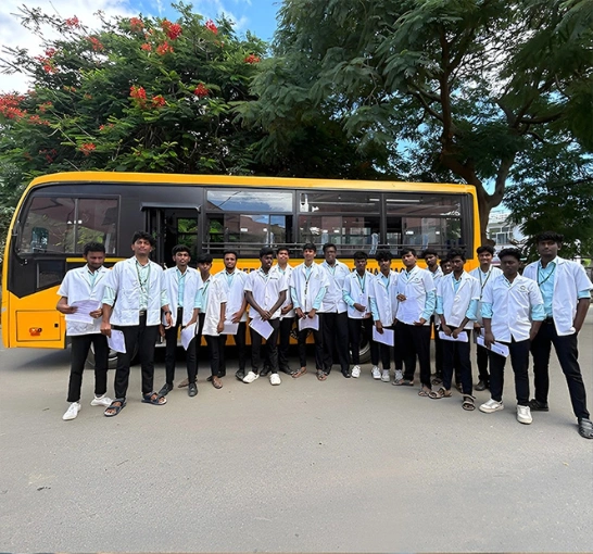 Transport facilities at Cheran College of Pharmacy