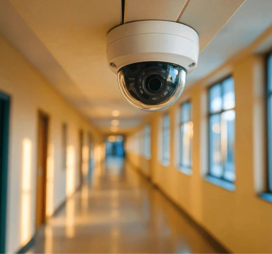 CCTV surveillance for Cheran College of Pharmacy campus safety