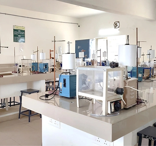 Pharmacology laboratory at Cheran College of Pharmacy